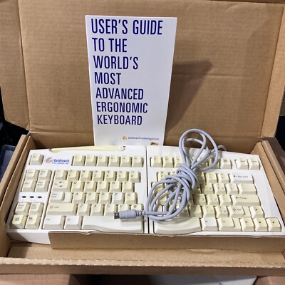 Goldtouch KFK-E87YY PS/2 Keyboard Ergonomic Adjustable