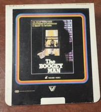 The Boogey Man CED RCA SelectaVision Videodisc Rare Horror Scary Movie