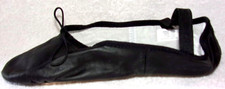 NEW BLOCH DANSOFT WOMEN'S BLACK LEATHER BALLET SHOES 6 C