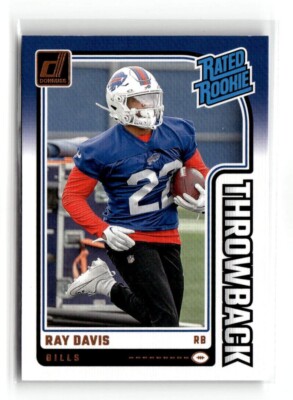 2024 Panini Donruss - Rated Rookies Throwbacks Ray Davis #41 (RC)
