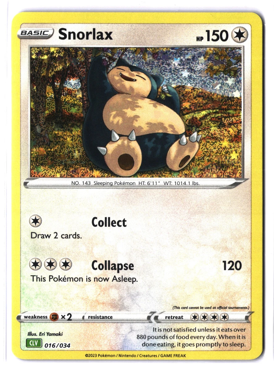 Snorlax 016/034 Trading Card Game Classic for sale | eBay