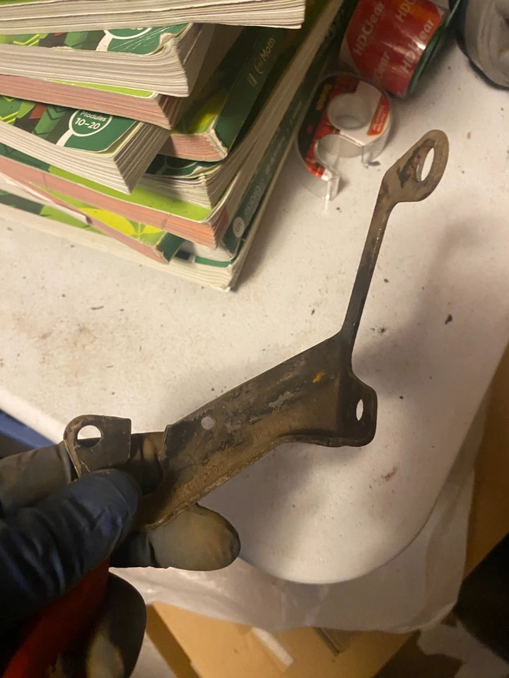 1969-1972 Chevrolet GM Nova Small Block Accelerator Cable Bracket 2 barrel carb Foto 4 de 4