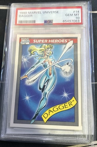 Marvel PSA 10 Dagger - 1990 Marvel Universe PSA 10 Dagger