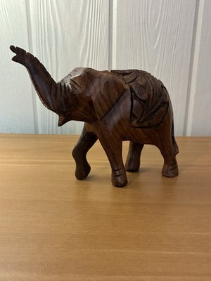 handcrafted wooden elephant figurine 6 