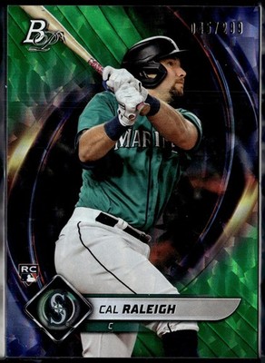 Cal Raleigh RC Auto Topps Chrome /299 Cal Raleigh 2022 Topps