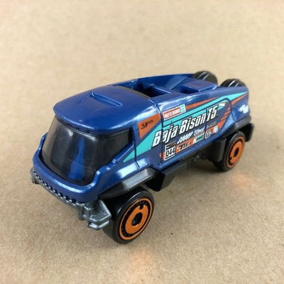 Hot Wheels Baja Bison T5 Blue 143/250 2023 Green Speed 1:64 Diecast Car Loose