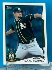 2014 Topps Clear Acetate Jason Hammel (06/10 RARE), Pristine 2002 C Malone Auto