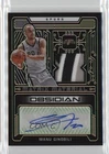 2021 Obsidian Matrix Material Autos Electric Etch Green 15/25 Manu Ginobili Auto