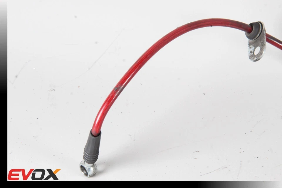 08-15 MITSUBISHI LANCER EVOLUTION EVO X FRONT BRAKE LINE HOSE OEM - Image 2 of 4