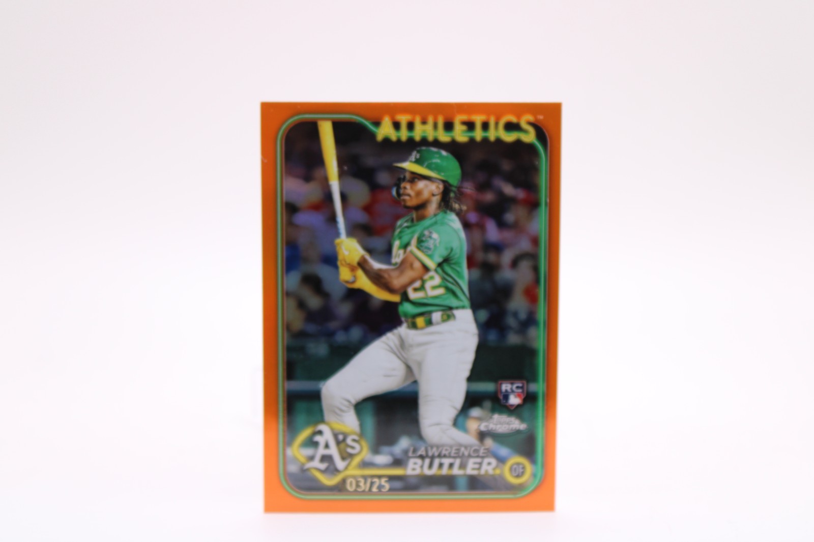 LAWRENCE BUTLER 2024 Topps Chrome RC Orange Refractor /25