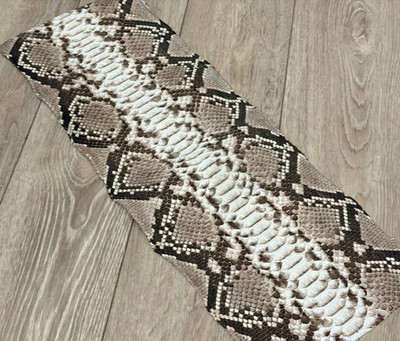Natural Genuine Python Snakeskin Leather real hide snake skin Rattle boa 392