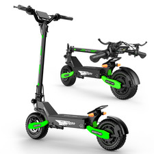 1200W Electric Scooter for Adult 30MPH 20Mile Foldable Fast Off-road E-Scooter