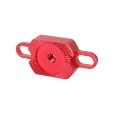 CAMVATE ARRI-Style M6 Rosette Adapter with 1/4"-20 Screw Mounting Slot Red