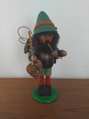 STEINBACH DEUTSCHER HOLZRÄUCHERMANN INSENSE BRENNER VINTAGE 24 CM GROSS 
