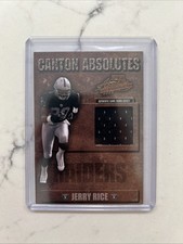 2003 Playoff Contenders Jerry Rice Canton Absolutes Jersey /150