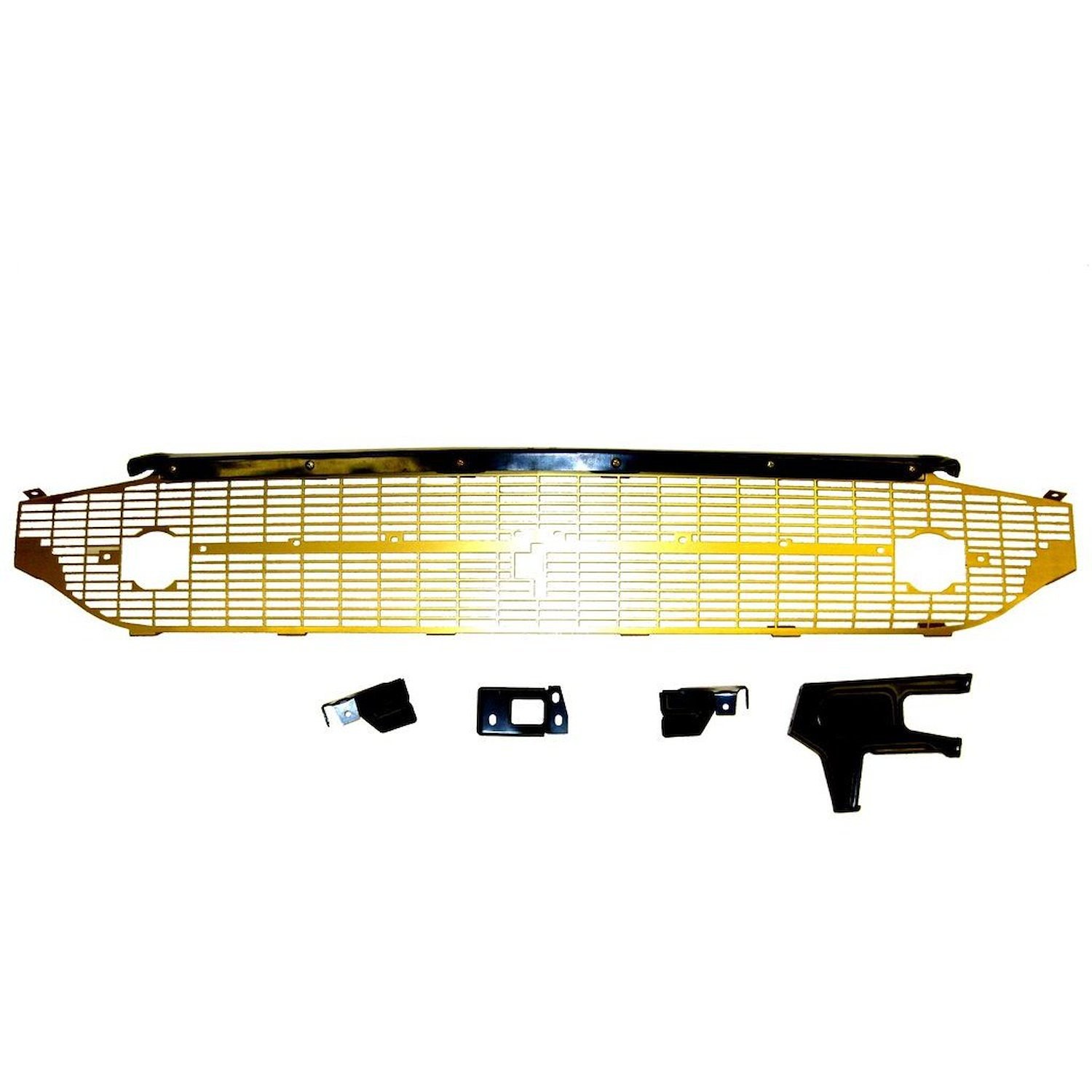 Golden Star GR13-57S Black 57 Chevy Complete Grille with Brace
