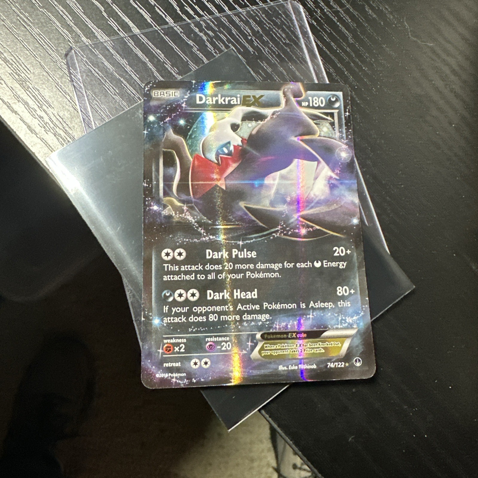 Pokémon Darkrai-EX Holo Ultra Rare TCG Card Breakpoint 74/122 NM
