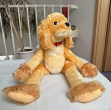 Top rzadki Steiff Steiff Schlenkertier pies sulak tylko 1964 z guzikiem i sztandarem 