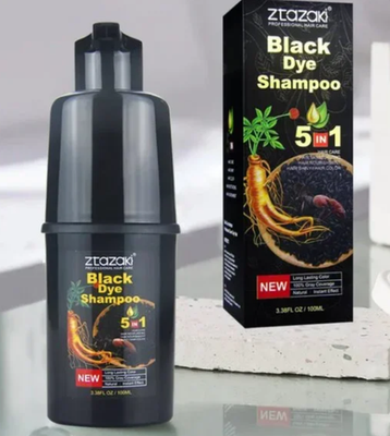 トリートメント sayakki Ztazaki 5-in-1 Black Hair Color Shampoo Semi-Permanent 3.38oz – 2