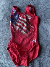 GK Leotard CS Red White Blue