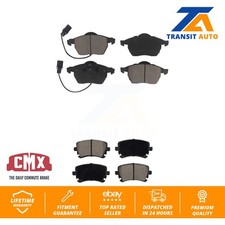 Front Rear Ceramic Brake Pads Kit For Audi RS6 With 312mm Diameter Rotor