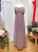 Evening dress maxi dress prom size 40 dusky pink with rhinestones sale sale