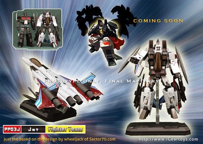PP03J Seeker Jet | Igear Seeker Series 3rd Party Action Figures