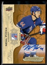2018-19 Upper Deck Engrained Autographs Neal Pionk Rookie Auto #82