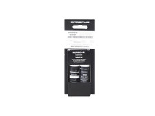 Porsche Jet Black Metallic (C9X) Touch Up Paint GENUINE 911-095-933-23-C9X