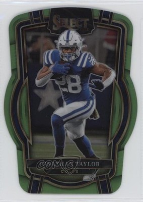 2022 Panini Select Club Level Neon Green Prizm Die-Cut /299 Jonathan Taylor 17d7