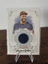 2018 Topps Allen & Ginter - Full-Size Relics B George Springer #FSRB-GS (MEM)