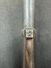 7.6g VTG Sterling Silver 925 CZ Ring Size 7 Jewelry Lot U