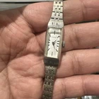 Working Vintage Seiko Womens Silver Watch 1520-3709 Manual Wind 12mm Fit 6.25 “