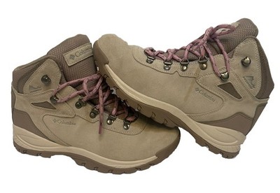 Size 8W Columbia Newton Ridge Plus Waterproof AMPED Dark Stone / Cosmos Woman s