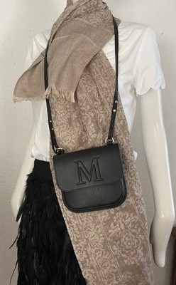 Max Mara Monogam MYM Cross Body Bag Tasche Black NP890 