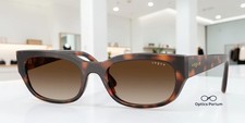 VOGUE VO5669S 316787 Full Ivory Black Smoke 54 mm Women's Sunglasses