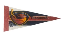 NHL Atlanta Thrashers Mini Pennant 4”x9" Wall Decor Flag Hockey Vintage Lot#20