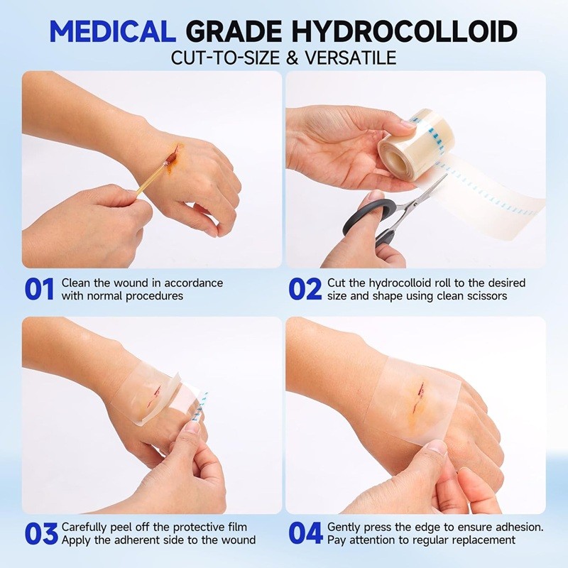 hydrocolloid dressing cut to size Roll for Wound Care Gel Bandages First Aid (2In×10Ft) offering great value and Size:42 Regular Wound care £50-£100 Lulus Heavenly Hues Plum