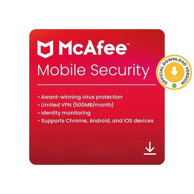 McAfee Mobile Security 2026 | 1 Year 1 iOS | Antivirus | Download