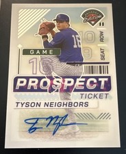 Panini Prospect Edition Autograph Tyson Neighbors #65 Wildcats Padres 2024