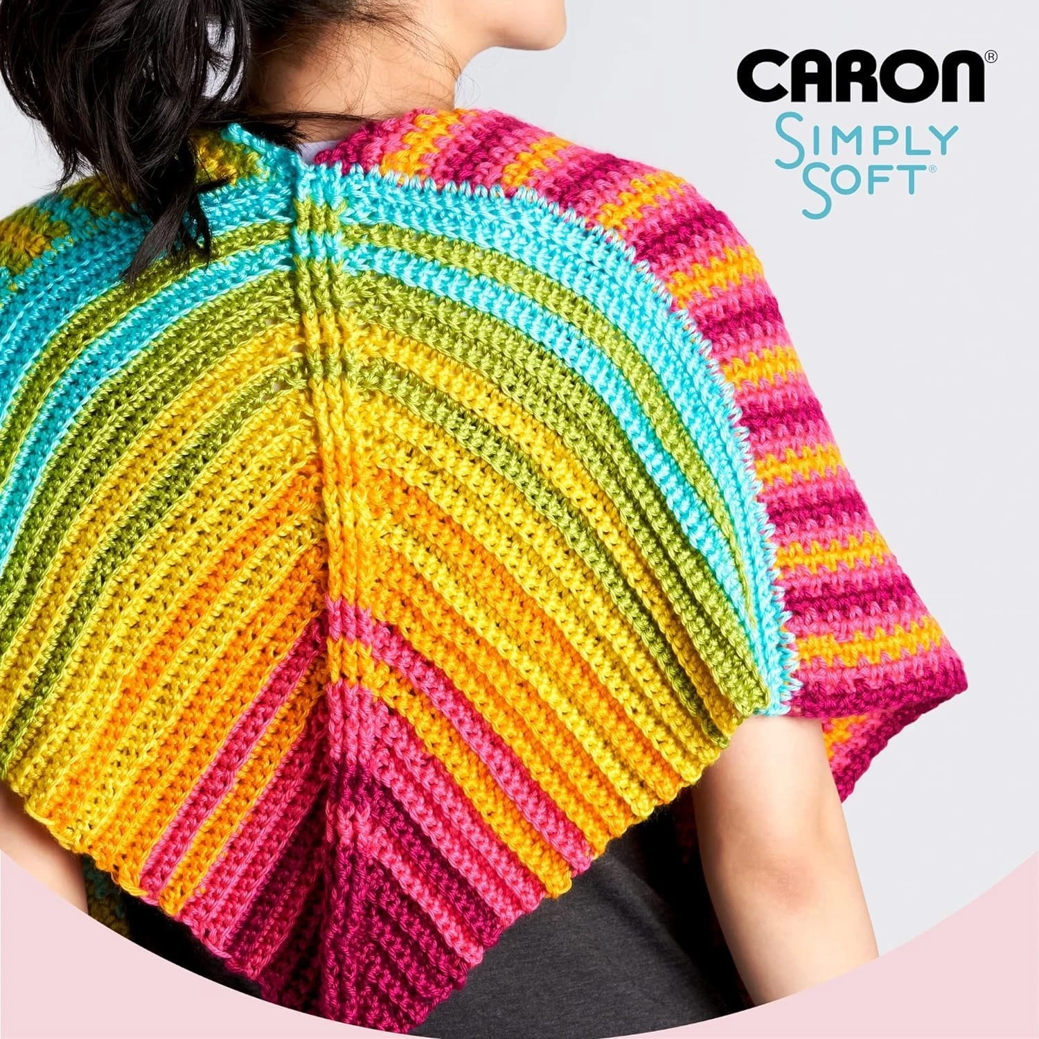 Caron Simply Soft Solids Yarn (4) Medium Gauge 100% Acrylic - 6 1 Pack, White image 6
