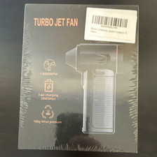 Turbo Jet Fan Dust Blower 130000RPM USB Type-C 200W Max, 180g