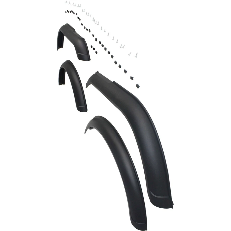 Guardabarros delantero y trasero negro 4 piezas Jeep CJ7 1976-1986 Foto 2 de 4