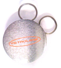 ✅  Vintage~1990s~Petrolane~Stainless Steel~Metal Keyring