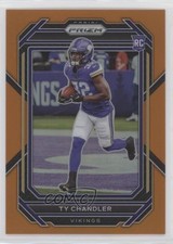 2022 Panini Prizm Rookies Orange Prizm 75/249 Ty Chandler #348 00c8