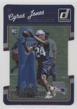 2016 Donruss Rookies Press Proof Silver Die-Cut 48/75 Cyrus Jones #310 0o9