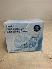 Torriden DIVE IN Serum 1.69 fl.oz.  Soothing Cream Jar 3.38 fl.o... Fast Ship