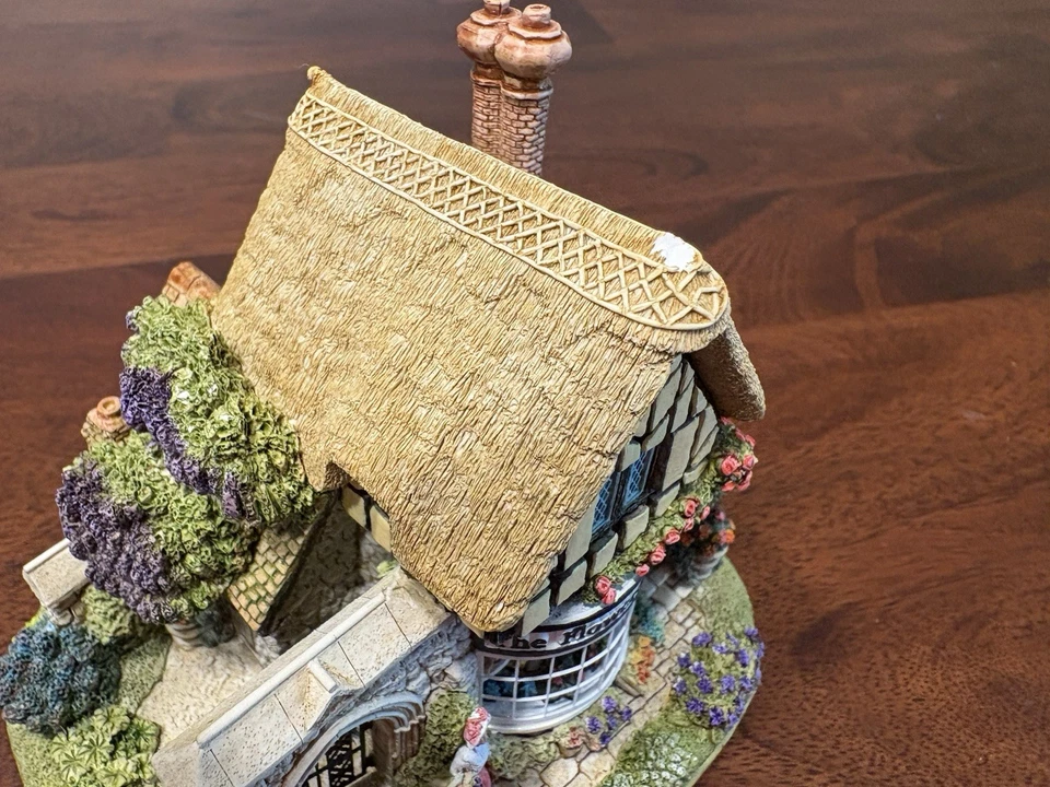 Vintage Lilliput Lane Flower Basket Florist Shop House In Orig Box W/ Deed As Is - Image 4 of 4