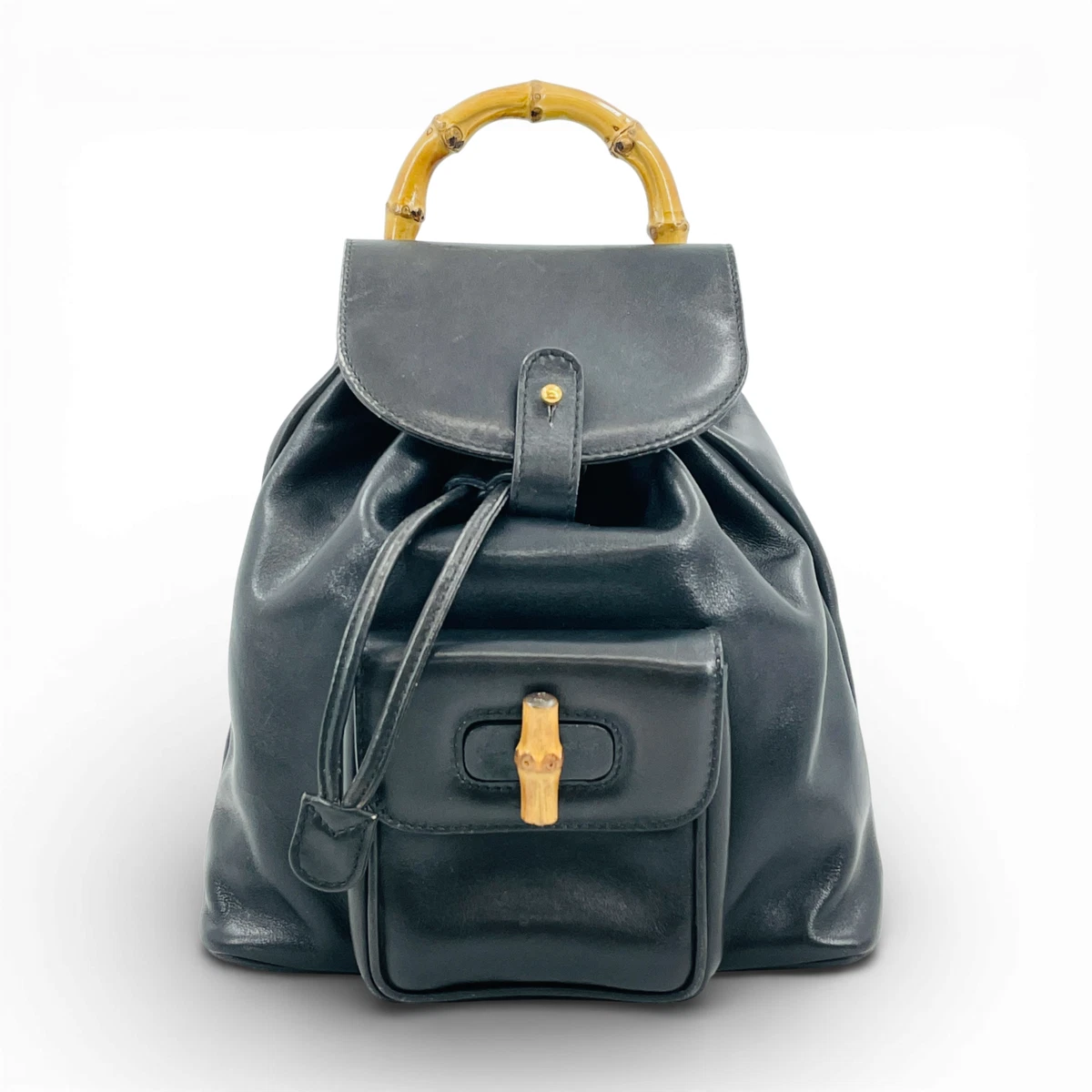Gucci Bamboo Backpack Black Bags & Handbags for Women for  display picture 1