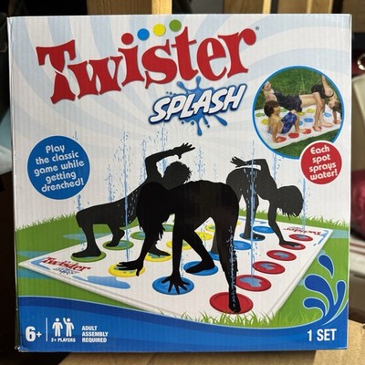 Summer Time Inflatable Hasbro Twister Splash Water Game Kids Sprinkler Pool NEW